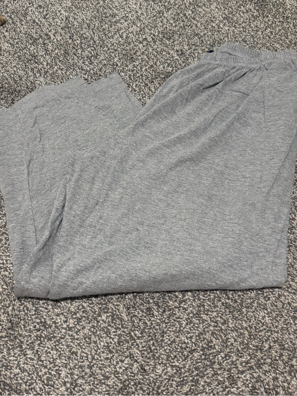 Roaman's Heather Grey Knit lounge pants women’s lounge pants cotton